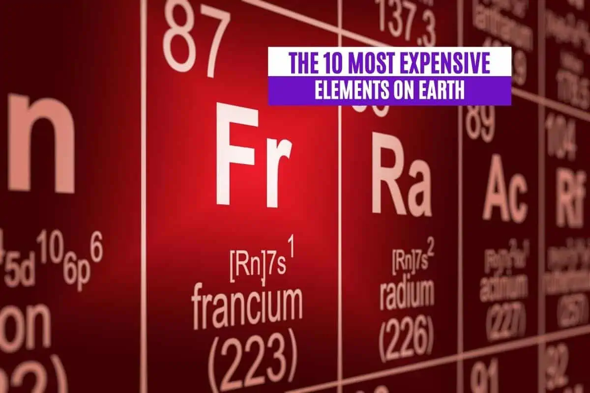 The 10 Most Expensive Elements on Earth