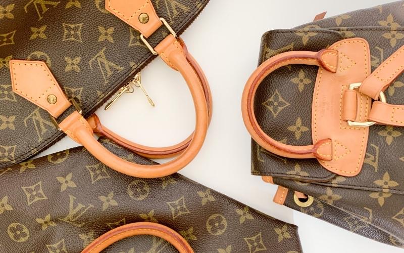 Brown-Louis-Vuitton-Monogram-Leather-Handbag