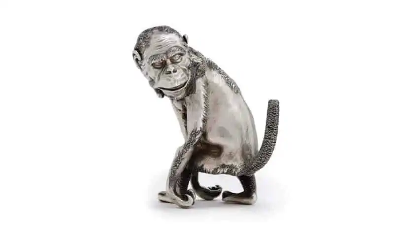 Fabergé-Silver-Chimpanzee-Cigar-Lighter