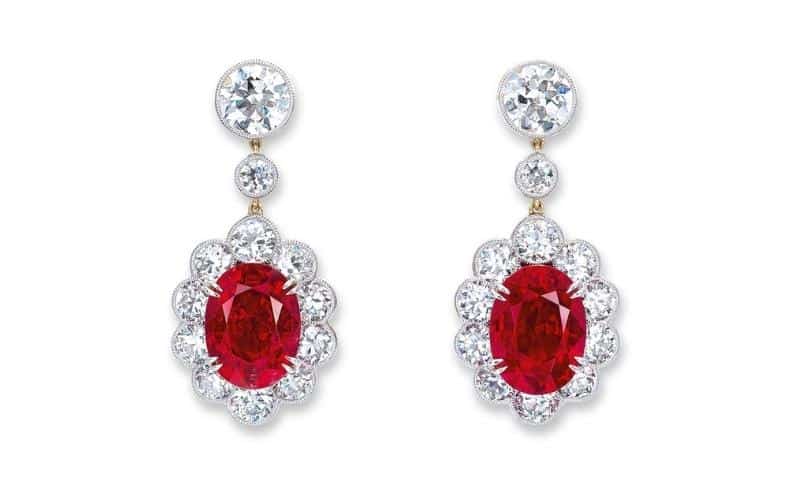 Ruby-and-Diamond-Ear-Pendants