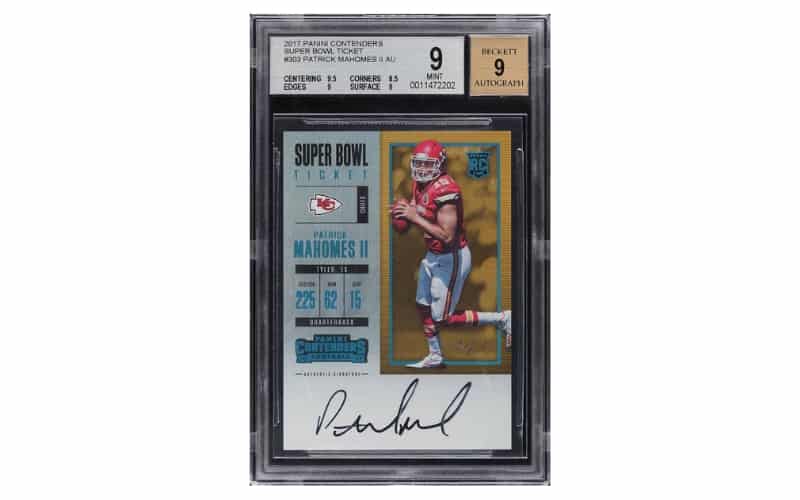 2017-Panini-Contenders-Super-Bowl-Ticket-Patrick-Mahomes-II-Autographed-Rookie-Card