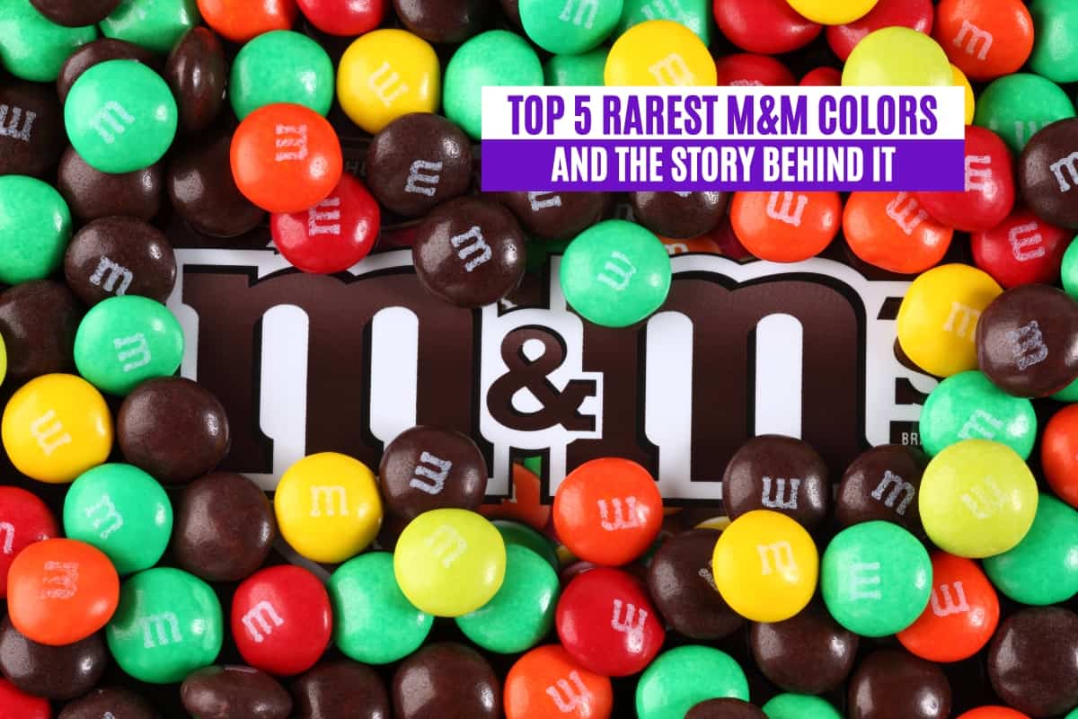Top 5 Rarest M&M Colors and the Story Behind It