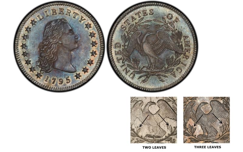 1795-Flowing-Hair-Dollar-3 Leaves