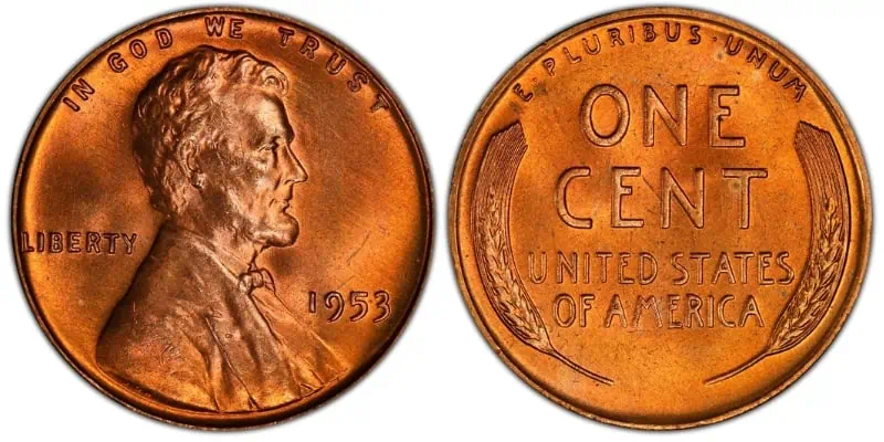 1953-P-No-Mint-Mark-Lincoln-Wheat-Penny
