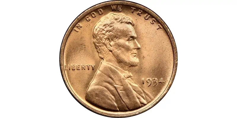 1934-Wheat-Penny-Obverse