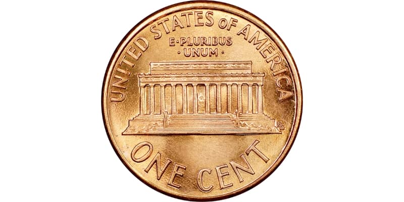 1989-Lincoln-Memorial-Penny-Reverse