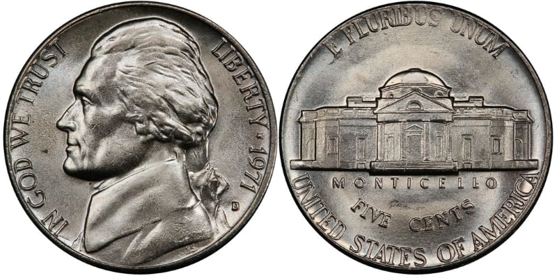 1971-D-Jefferson-Nickel